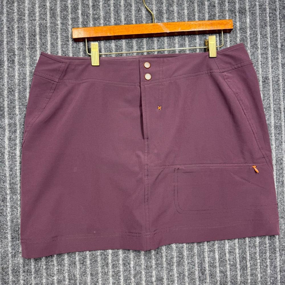 Title Nine Womens Skirt Size 12 Purple Hiking Active Outdoor Stretch TN-170969